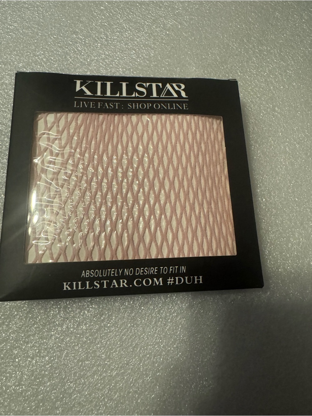 Killstar Pastel Pink Fishnet Dress